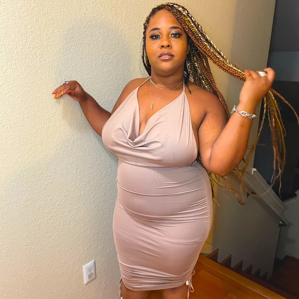 Nude dress
